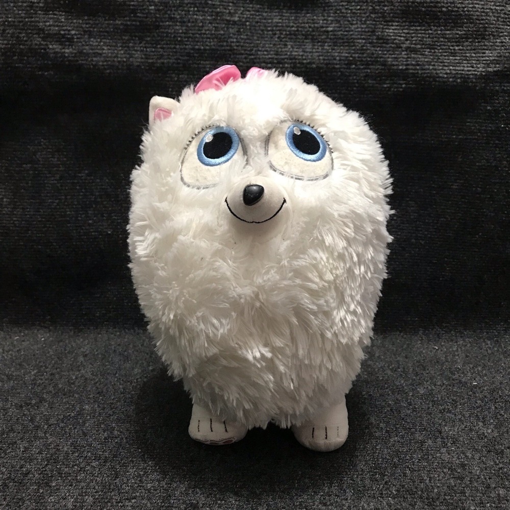 Build-A-Bear Secret Life of Pets 2 Gidget 12" White Stuffed Plush Pomeranian Dog
